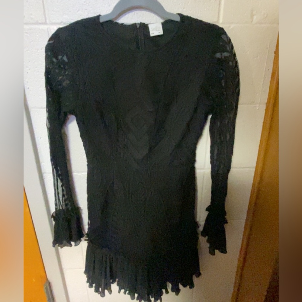 Black lacey dress!